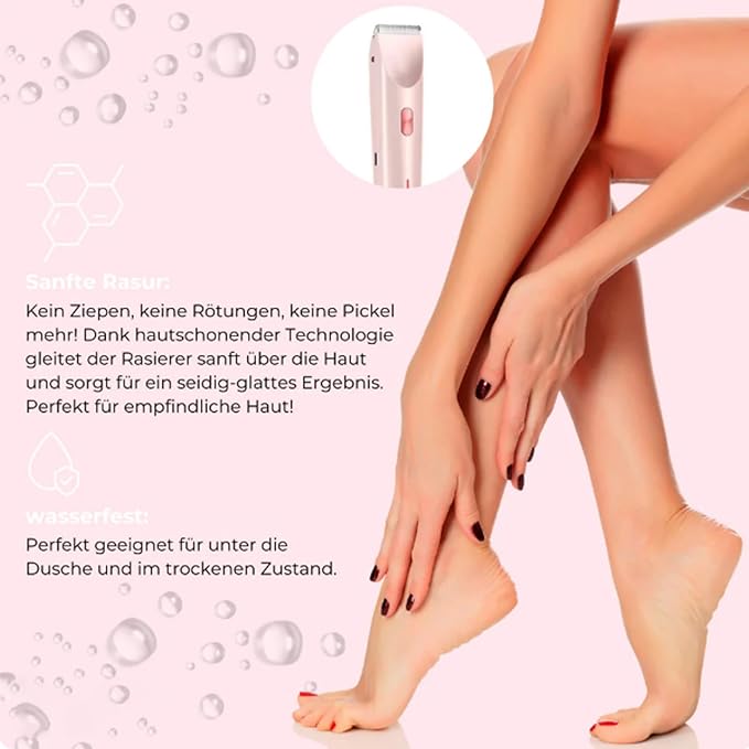 Silky Splash Vamaro Shaver – Waterproof Electric Hair Remover for Women | ماكينة إزالة الشعر الكهربائية المقاومة للماء للنساء