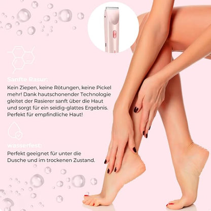 Silky Splash Vamaro Shaver – Waterproof Electric Hair Remover for Women | ماكينة إزالة الشعر الكهربائية المقاومة للماء للنساء