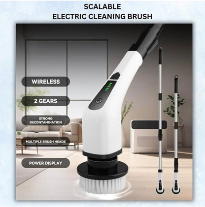 9-in-1 Electric Cleaning Brush with Extendable Handle