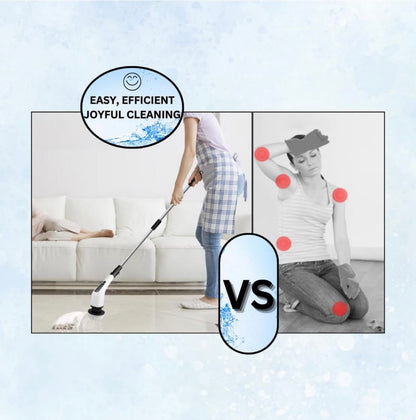 9-in-1 Electric Cleaning Brush with Extendable Handle